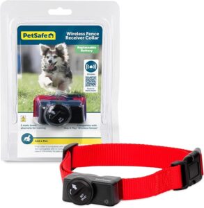 PetSafe Wireless Pet Containment System Receiver Collar for Dogs, Wireless Dog Collar Waterproof Mat