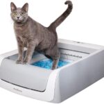 PetSafe ScoopFree Crystal Pro Self Cleaning Litter Box, Automatic Cat Litter Box, Includes Disposabl