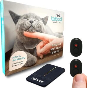 Tabcat V2 Cat & Kitten Tracker – More Accurate Than GPS – No Monthly Subscription – Includes 2